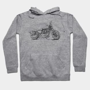 Sportster Iron 883 Sketch Hoodie